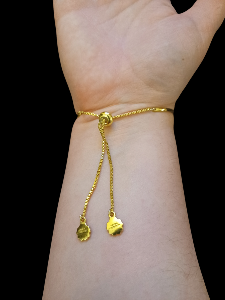 Azuni London 22k Gold Plated Semi Precious Stone Size 6.5