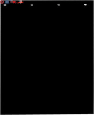 Two Pack Black Polymer Mudflaps 24x30 Inch - Durable All-Season Protection NEW