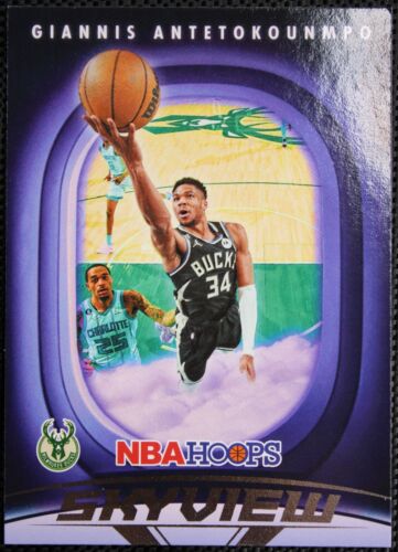 2023-24 NBA Hoops Skyview #16 Giannis Antetokounmpo Milwaukee Bucks - Bild 1 von 2