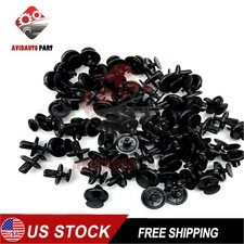 100x Bumper Clips Retainer for TOYOTA LEXUS Plastic Rivets Fastener Fender Push