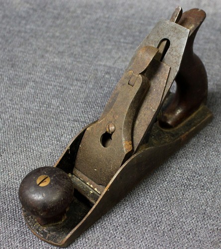 Vintage Antique Stanley Bailey No 4 Wood Plane Pat MAR 26 02 AUG 19 02 APL 19 92