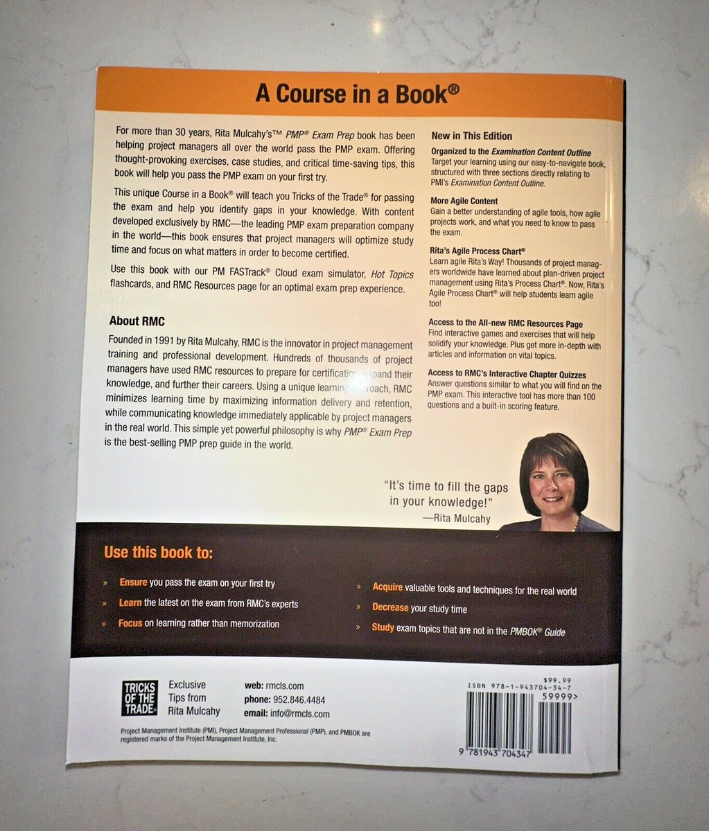 Rita Mulcahy PMP Exam Prep, Eleventh 11th Edition | eBay Rita Mulcahy PMP Exam Prep, Eleventh 11th Edition | eBay