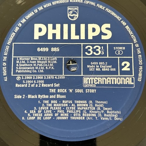The Rock ‘N’ Soul Story- Various Phillips 6640 006 2 x Vinyl LP VG/VG - Picture 7 of 8
