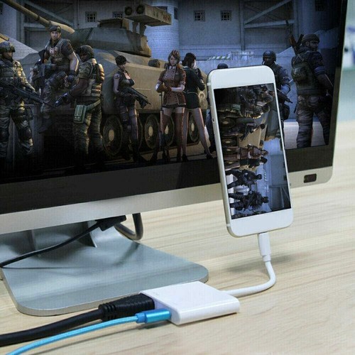 1PCS Lightning To HDMI Digital TV AV Adapter 1080P HDMI Cable For IPad IPhone AU - Picture 8 of 10