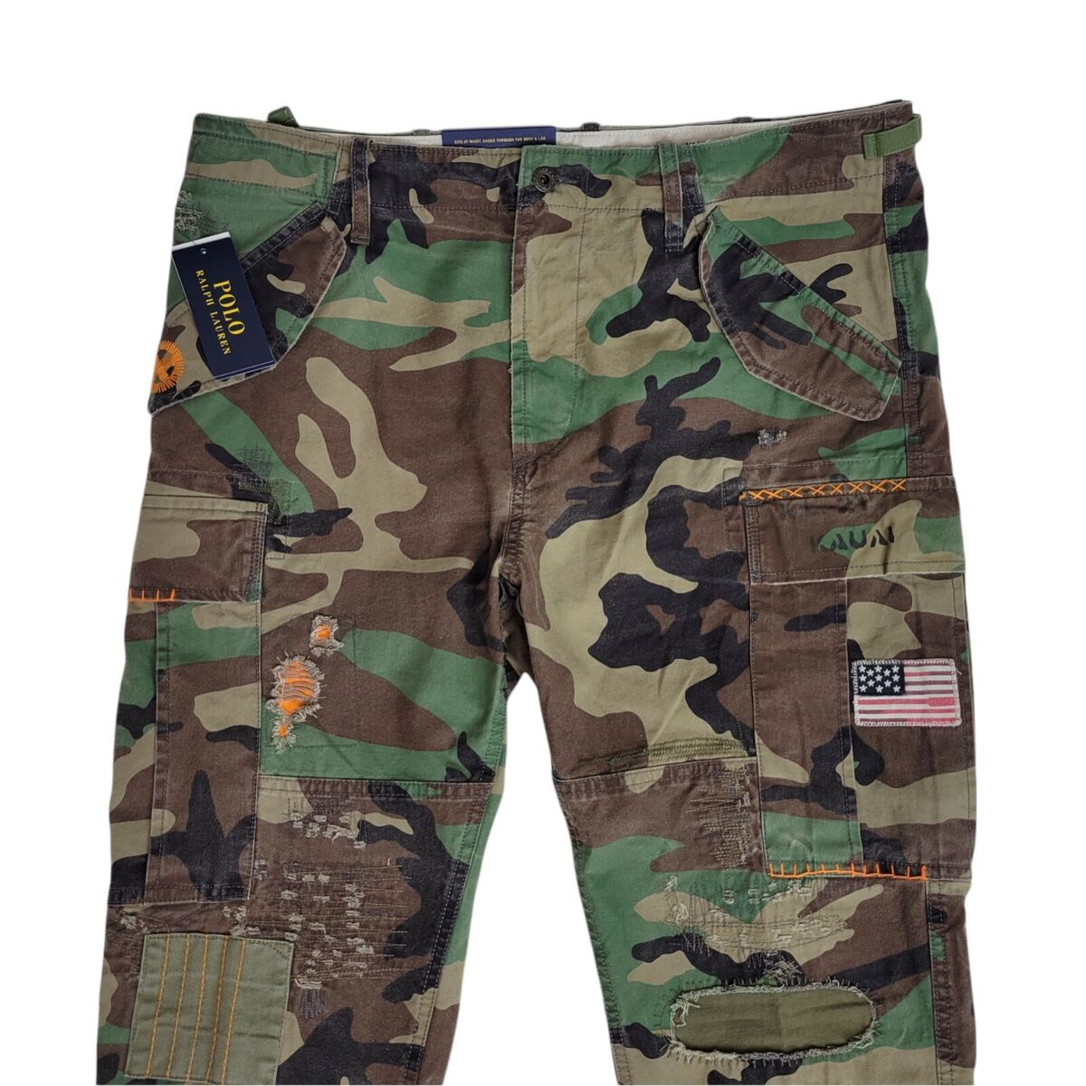 Polo Ralph Lauren Mens 46x30 Kauai Distressed Utility Camo Polo Ralph Lauren Mens 46x30 Kauai Distressed Utility Camo