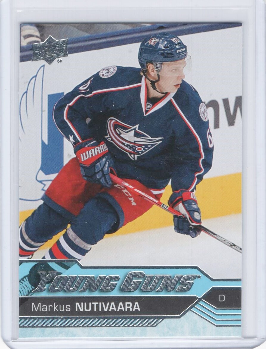 2016-17 Upper Deck Series 2 Young Guns Rookie #457 Markus Nutivaara RC