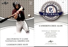 CAMERON CHEE-ALOY 2022 LEAF PERFECT GAME 