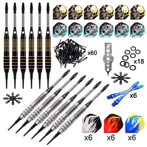 profi Dartpfeile Set mit Kunststoffspitzen Perfekt für elektronische Dartboards - Bild 2 von 11