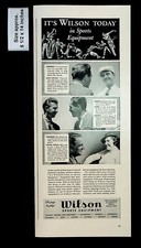 1939 Wilson Sports Equipment Outdoor Golf Tennis Swing Vintage Print Ad 32722