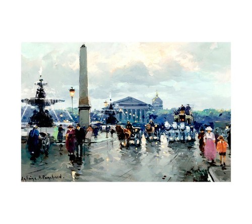 Antoine Blanchard (French) Place Poster or Canvas Fine Wall Art Home Decor Print - Picture 7 of 16