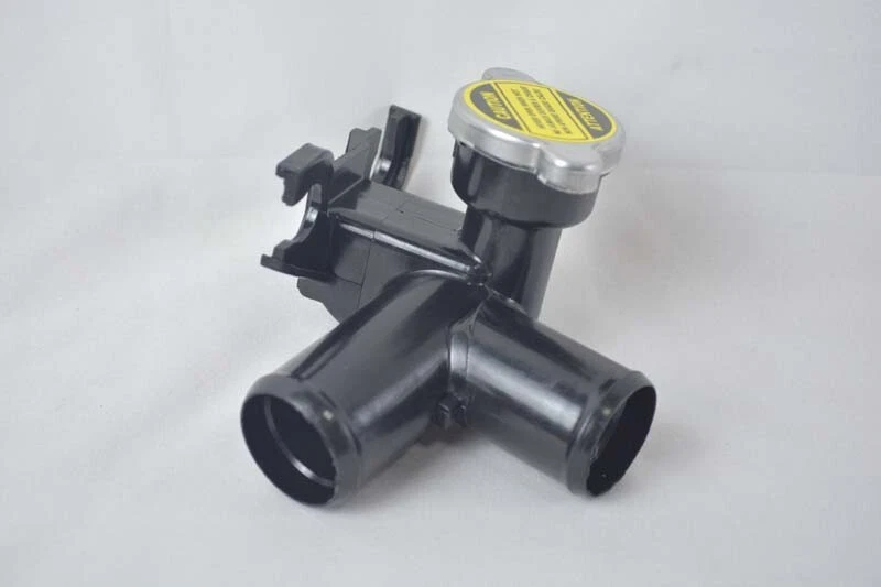 Cuello de llenado de refrigerante de motor de radiador negro para 11-18 Elantra Kia Forte 253293X600 Foto 4 de 4