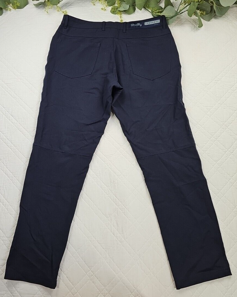 Woolly Longhaul Merino Wool Dress Pants Size 32 x 31 Dark Blue eBay