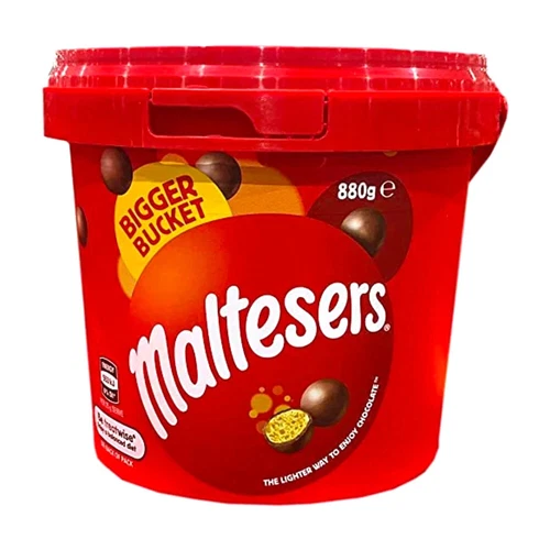 Mars Maltesers Party Bucket 880g Sweets Snack Crunchy Chocolate Bite Size Treats