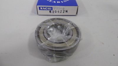 Nachi 6206ZZN Ball Bearing Double Shielded 6206-ZZN 30mm x 62mm x