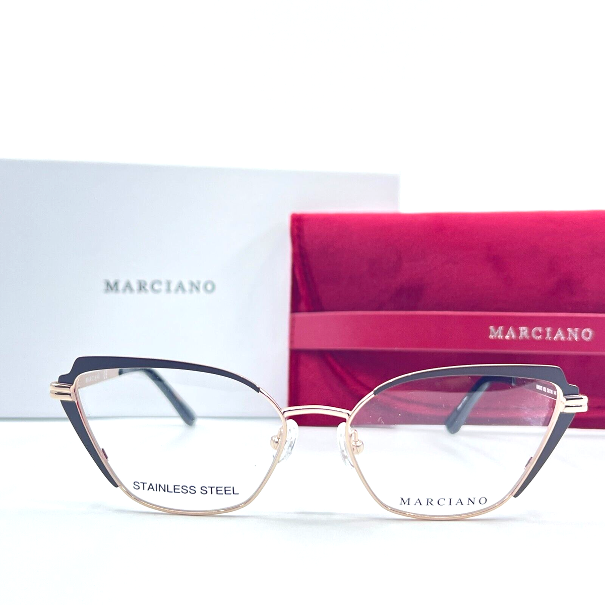 Marciano By Guess Eyeglasses GM0373 052 Tortoise Gold Cat