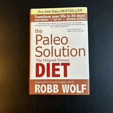 The Paleo Solution Hardcover Book by Robb Wolf Dieting Diet Food Cook