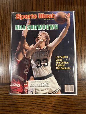 Vintage Sports Illustrated Larry Bird Celtics NBA Showdown June