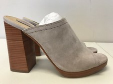 Womens Sz 10 Frye Karissa Mule Cement Grey 70141 Medium