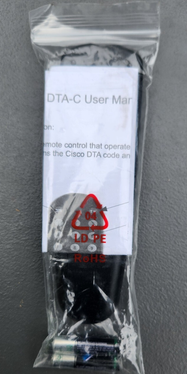 Cisco DTA-C Remote Control