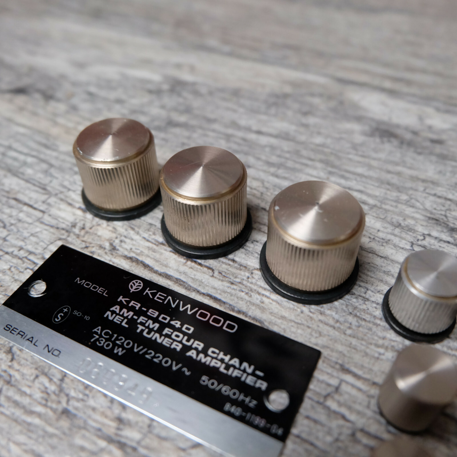 Kenwood Receiver Model KR9040 Lot of 10 Turn & Push Knobs eBay