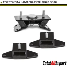 3x Auto Engine Motor & Transmission Mount for Toyota Land Cruiser LX470 98-07