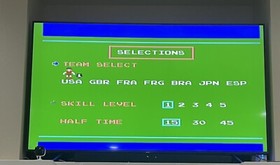 Soccer Nintendo NES Video Game Works!