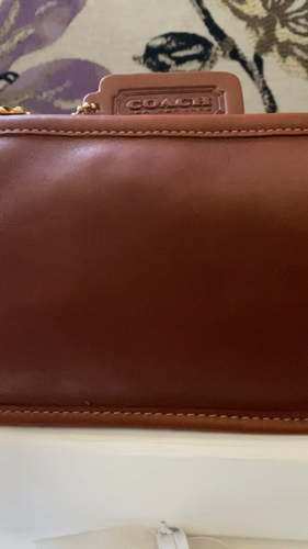 BOLSO COACH VINTAGE GRUESO ESTUCHE CUERO TOSTADO BRITÁNICO 7165 NUEVO CON ETIQUETAS - Vídeo 1 de 1