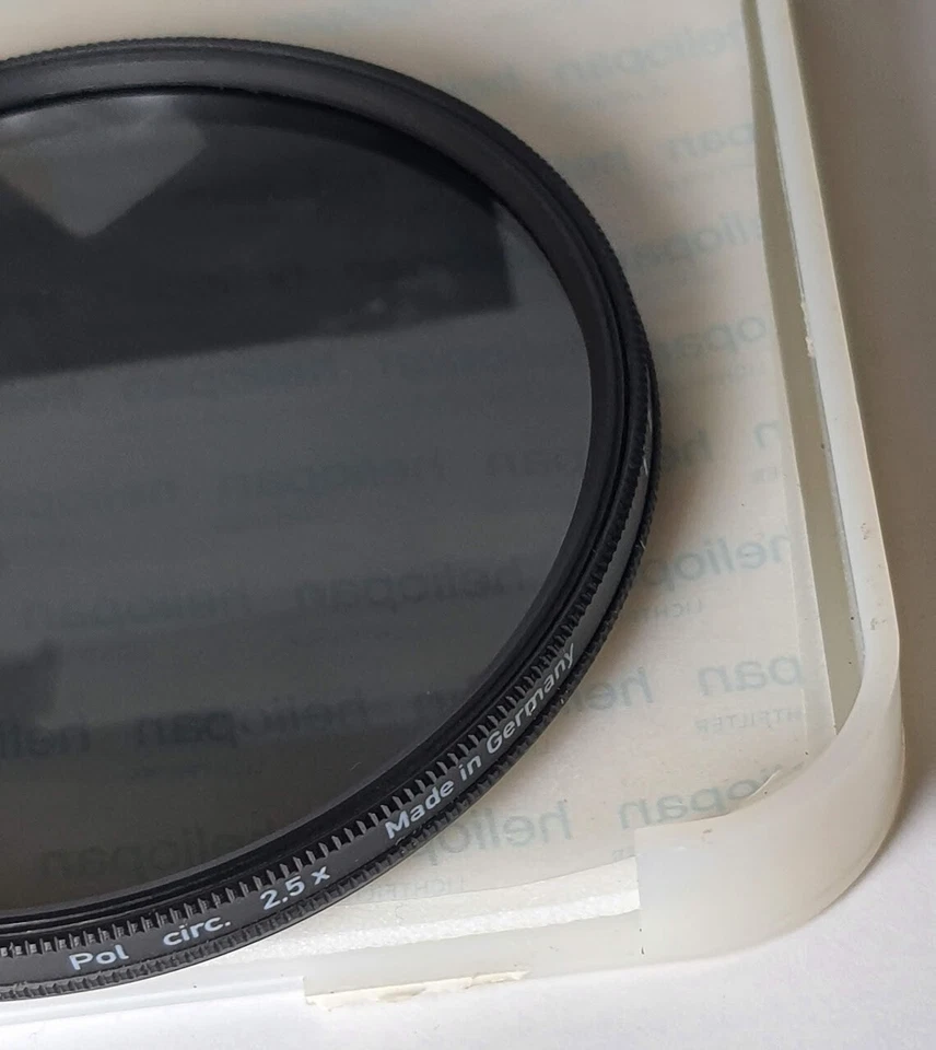 Heliopan 72mm Circular Polarizer Polarizing CPL Glass Lens Filter ES-72 Slim Ver - Image 3 of 4