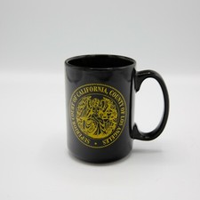 Superior Court of California Los Angeles County Dare Mighty Things Black Cup Mug