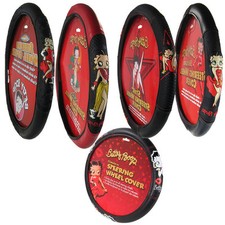 Brand New Betty Boop Classic Universal Fit Car Truck Steering Wheel Cover Brand New Betty Boop Classic Universal Fit Car Truck Steering Wheel Cover