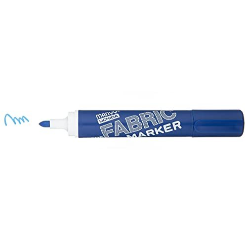 Uchida 622-C-3 Marvy Broad Point Fabric Marker, Blue 