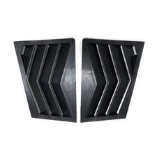For Kia Sportage Kx5 2011-2015 Gloss Black Rear Window Quarter Louver Cover Trim