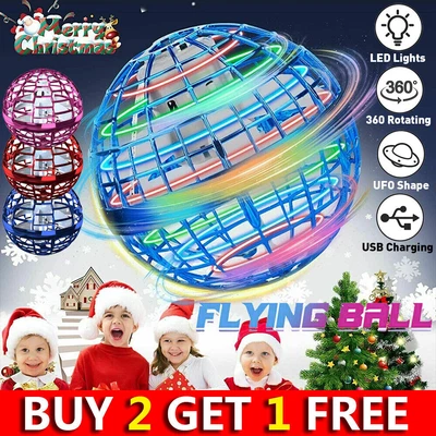 FLYNOVA PRO Flying Ball Boomerang Spinner Toy USB Mini Drone UFO Boy Girl Gifts