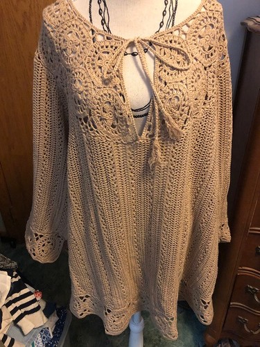 DENIM 24/7 BOHO SWEATER SIZE 26/28