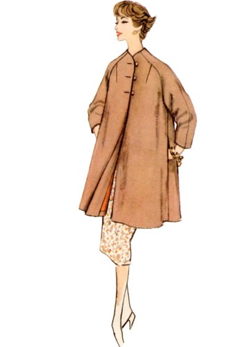 SIMPLICITY SEWING PATTERN 9847 MISSES 8-16 RETRO VINTAGE '50s EASY COAT & JACKET - Picture 4 of 7