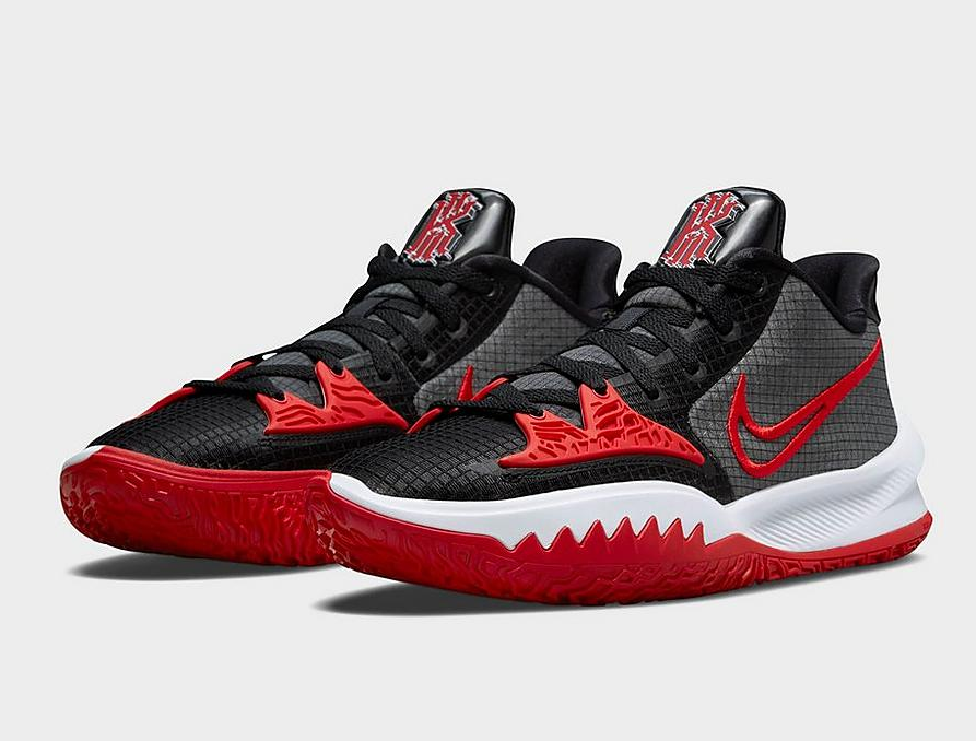 NEW Nike Kyrie Low 4 TB Men's Size 10.5 Black/White/University Red