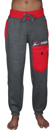 X-2 Da Uomo Pile Attivo Jogger Pantaloni Palestra Tuta Da Track Corsa Atletica - Foto 6 di 11