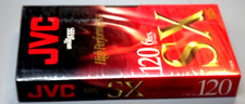 New Sealed JVC T120 Video Cassette Tapes-High Performance 6-Hour Tape NEW