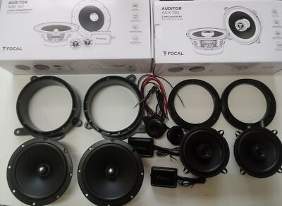 Set 6 Lautsprecher Focal für Mercedes E Klasse S210 Vorne und Hinten