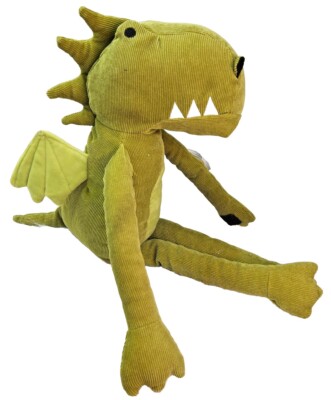 Pillowfort 20  Green Dragon Corduroy Pillow Buddy Plush Pal Animal Target Toy