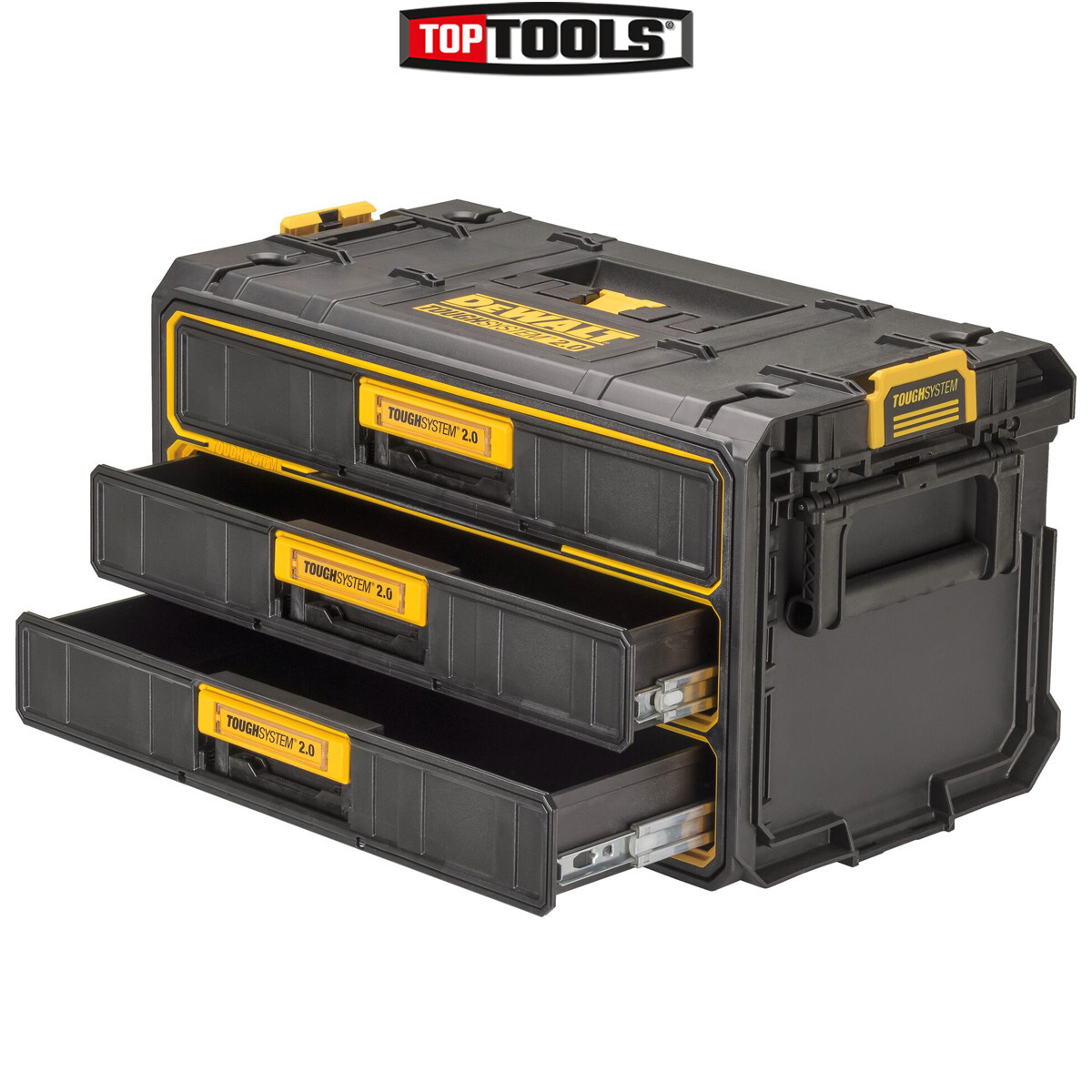 Dewalt DWS183301 DWST08330-1 Toughsystem 2.0 Three Drawer Toolbox - Image 4