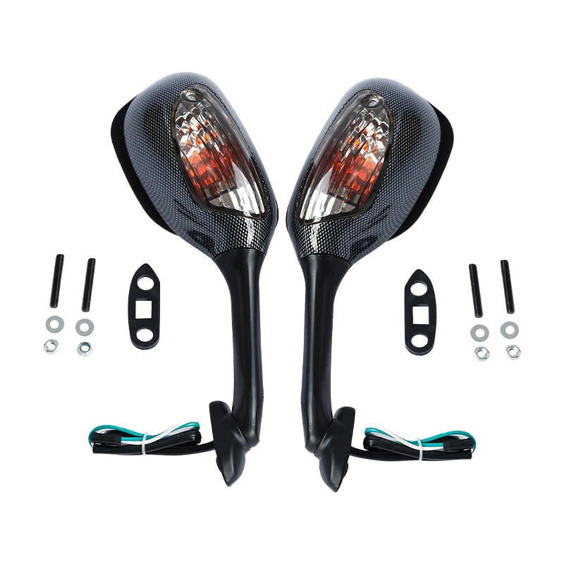 Espejos retrovisores aptos para Suzuki GSXR600 GSXR750 2006-2025 GSXR1000 2005-2016 Foto 3 de 4