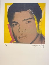 ANDY WARHOL COA Vintage Original Art Print Poster Lithograph Signed Limited 