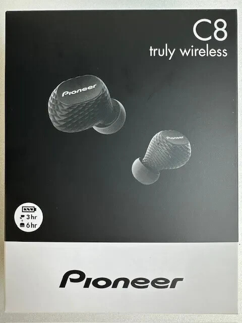 Pioneer SE-C8TW Black Bluetooth Completely Wireless Earphone