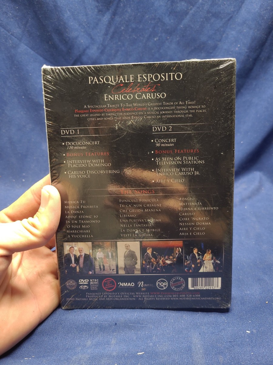 Pasquale Esposito Celebrates Enrico Caruso (DVD, 2016, 2-Disc Set