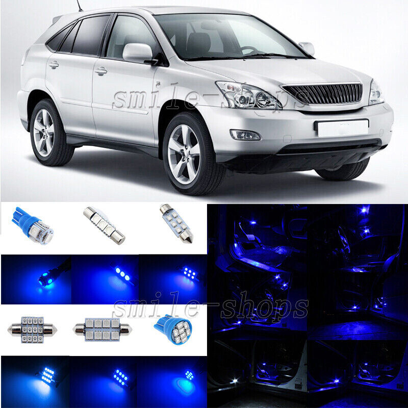 Bright Blue 22X Interior LED Light Kit for 1996-2000 Lexus Ls400 +