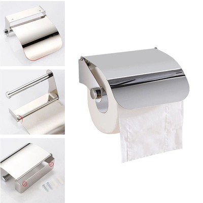 Supplies Wall Mounted Box Roll Tissue Dispensers Stand Toilet Paper ...