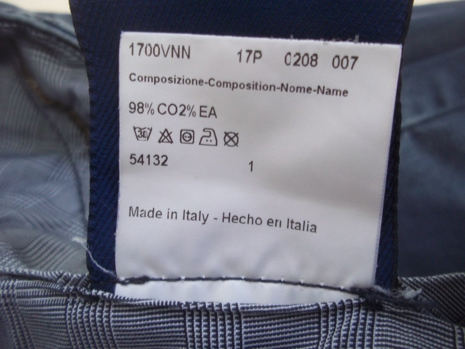 ( Brioni solid gray flat front cotton slim denim … - image 11