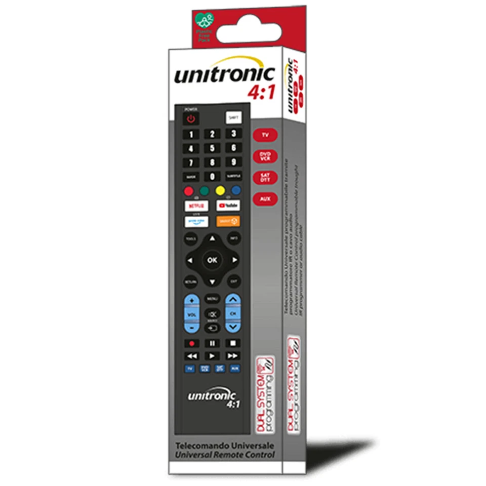 KIT 10 Telecomando Universale Programmabile come Made For You DUAL 4:1 jollyline - Immagine 2 di 2
