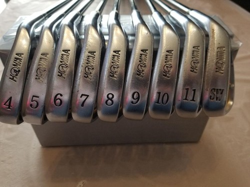 HONMA GOLF Twin Marks TM-504 9pcs Iron Set 4-11/SW Flex-R 2S ARMRQ 8 56 No H/C - Picture 10 of 10